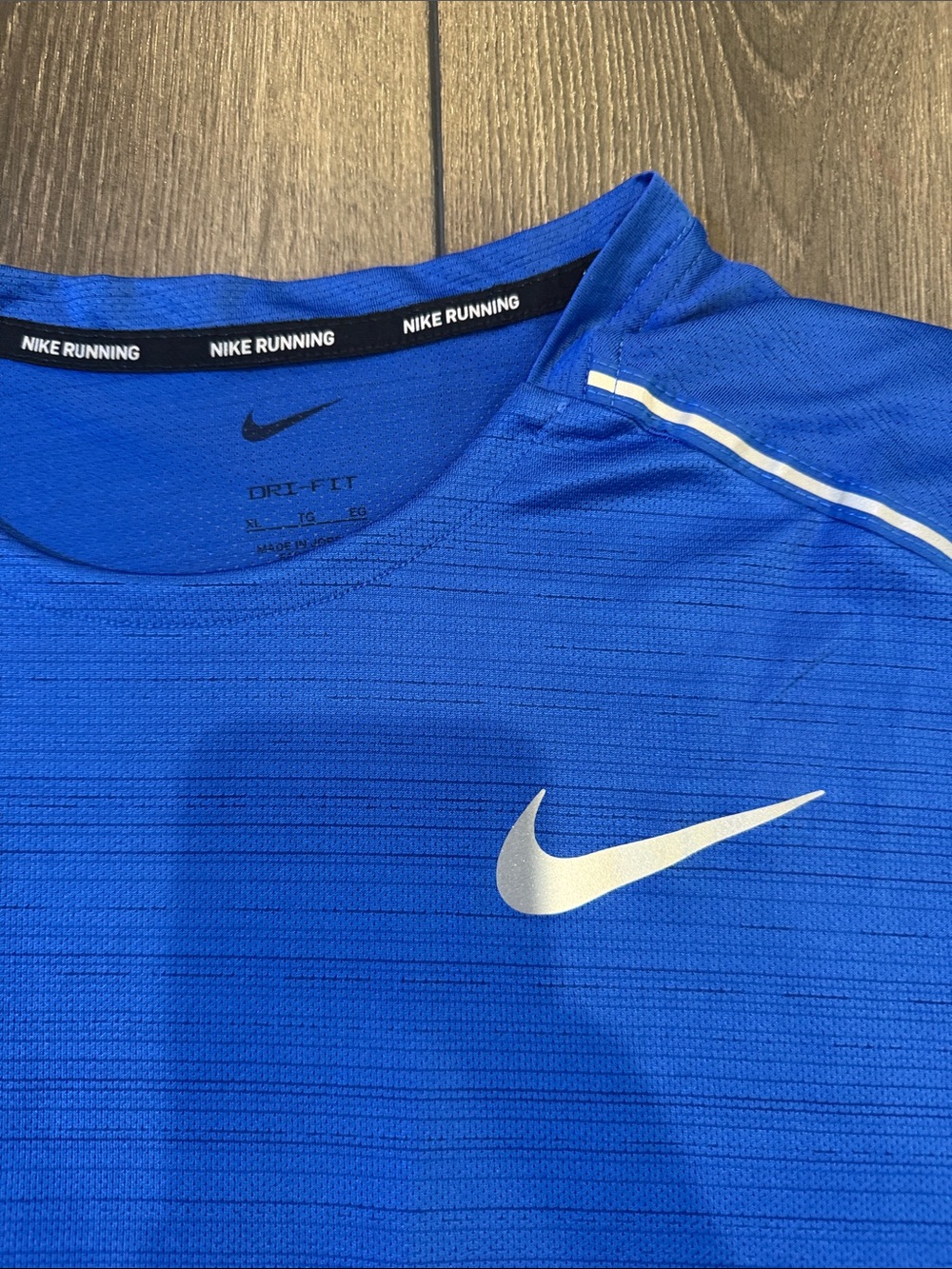 Men’s Blue Nike Running Shirt Sz XL - Picture 2 of 3
